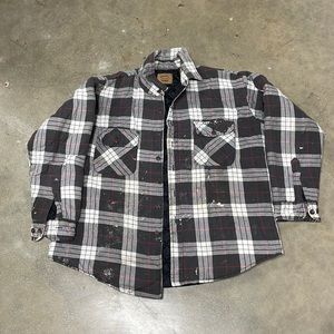 St. John’s Bay light weight jacket.  Plaid.  XL.